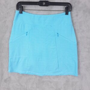 Ibkul Women XS Blue Skort Skirt UPF 50+ Quick Dry Cool Feel Tennis Athletic Golf
